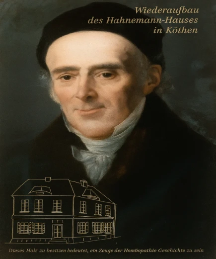 Samuel Hahnemann, the founder of homeopathy - Wiederaufbau des Hahnemann-Hauses in Köthen